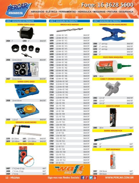 Catalogo de Produtos Percar Atacadista