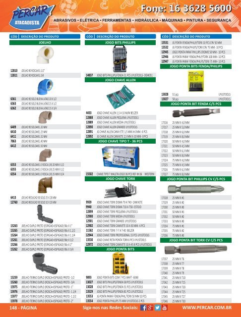 Catalogo de Produtos Percar Atacadista