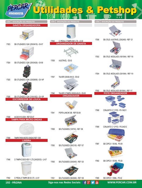 Catalogo de Produtos Percar Atacadista