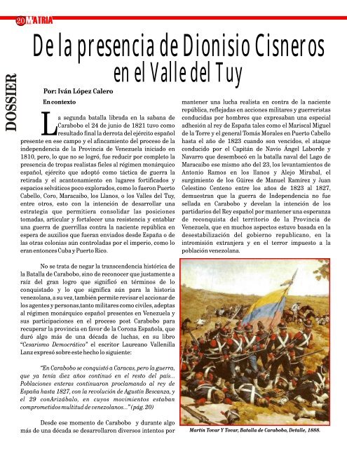 Dionisio Cisneros el Atila del Tuy