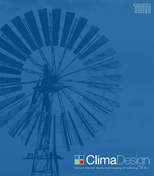 Weiterbildender Masterstudiengang ClimaDesign (M.Sc ...