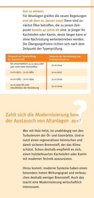 Fragen und Antworten zur neuen Kleinfeuerungs- anlagenverordnung