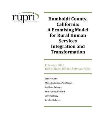 Humboldt County, California - rupri