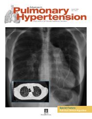 Advances in Pulmonary Hypertension - PHA Online University