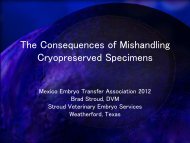 The Consequences of Mishandling Cryopreserved Specimens