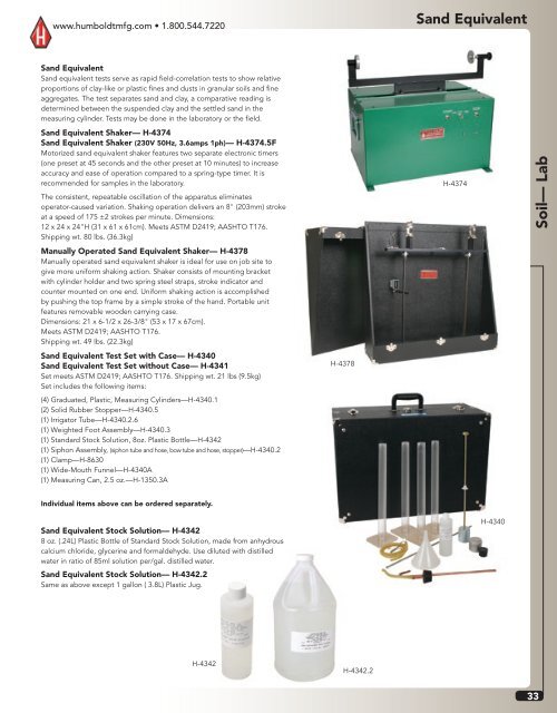 Humboldt Catalog - Soil-Field Section - Comlibris