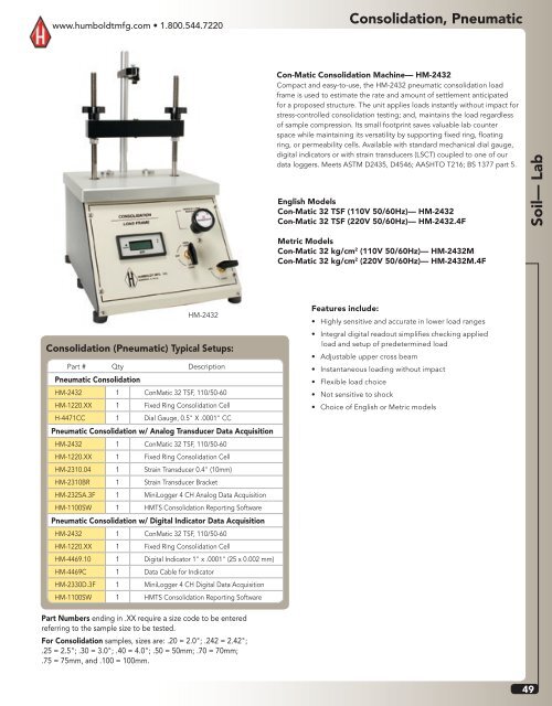 Humboldt Catalog - Soil-Field Section - Comlibris