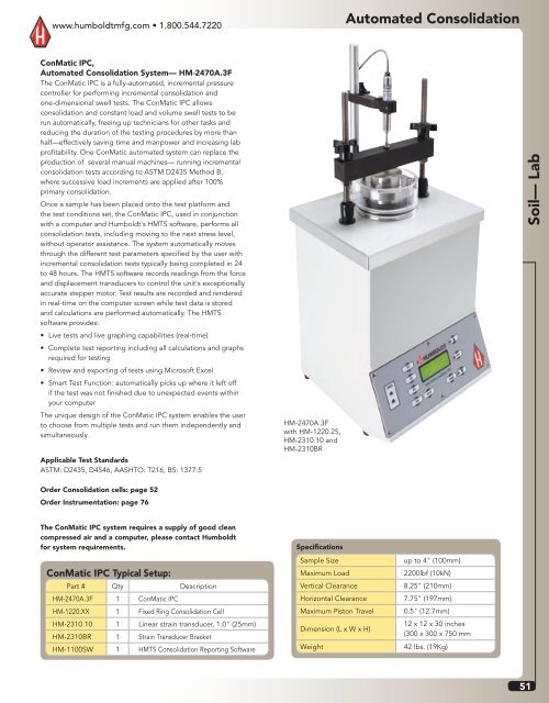 Humboldt Catalog - Soil-Field Section - Comlibris