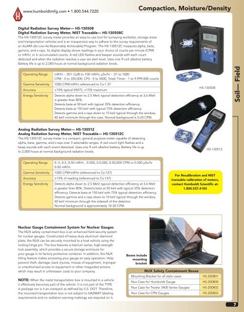 Humboldt Catalog - Soil-Field Section - Comlibris