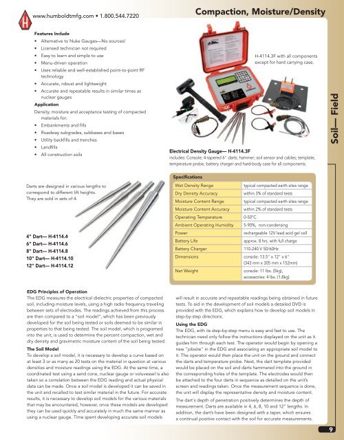 Humboldt Catalog - Soil-Field Section - Comlibris