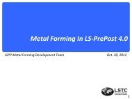 Metal Forming In LS-PrePost 4.0