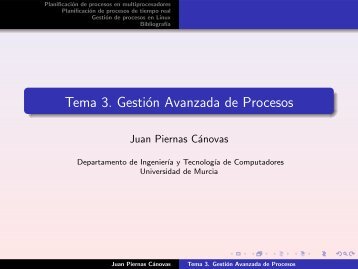 Tema 3 Gestión Avanzada de Procesos