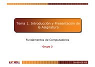 Tema 1 Introducción y Presentación de la Asignatura