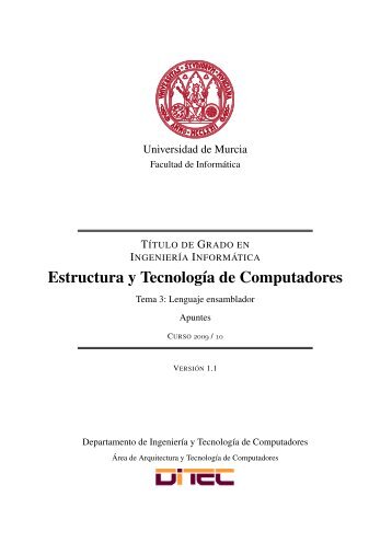 Estructura y Tecnología de Computadores
