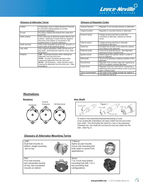 Alternators & Starter Motors Buyer's Guide - CCC Parts Company