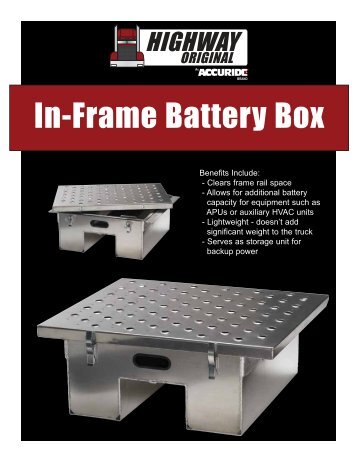 In-Frame Battery Box