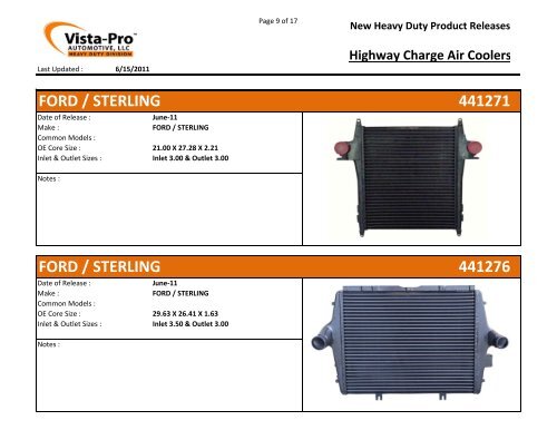 Core Hot Sheet Specials