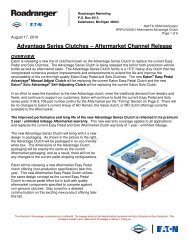 Advantage Series Clutches – Aftermarket Channel Release