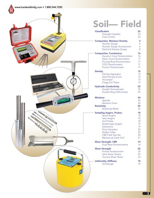 Humboldt Catalog Soil Field Section Humboldt Mfg Co