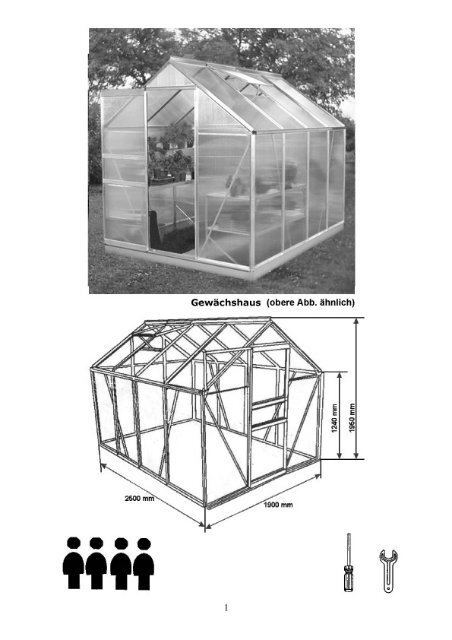 Gewächshaus Aufbauanleitung - Jawoll