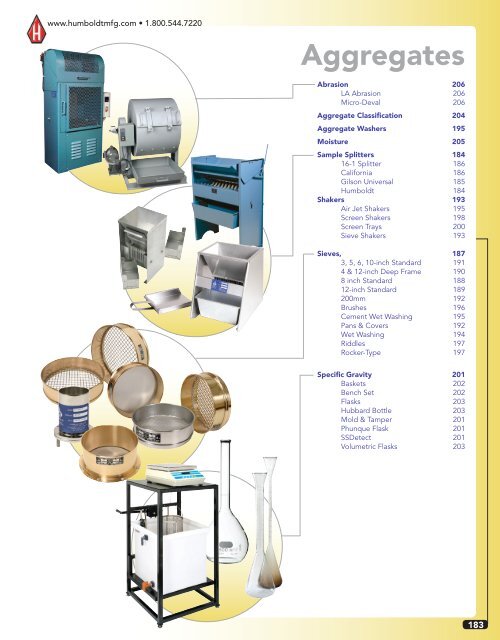 Humboldt Catalog - Aggregates - Humboldt Mfg. Co.