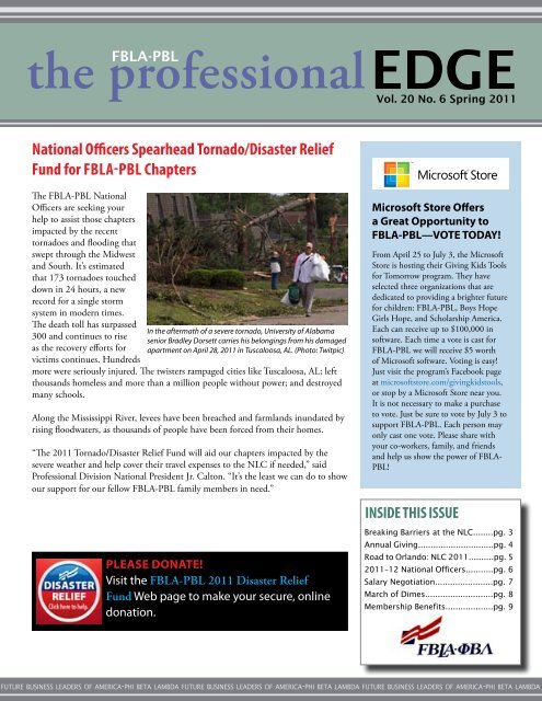 The Professional Edge - Future Business Leaders of America