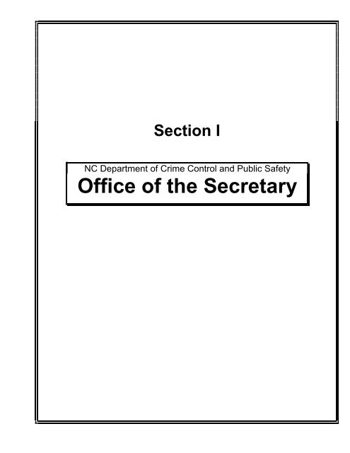 EM DIRECTORY TABLE OF CONTENTS