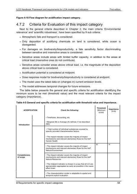 ILCD Handbook: Framework and requirements for LCIA models and ...