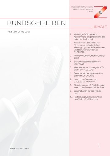 Anmeldeformular - Kassenzahnärztliche Vereinigung Berlin