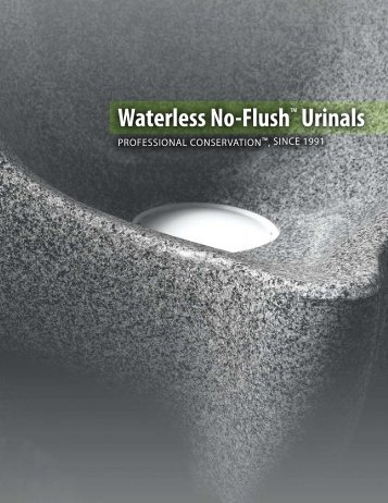 Waterless No-Flush Urinals