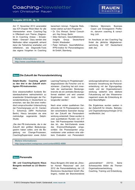 PDF-Datei - Coaching-Newsletter