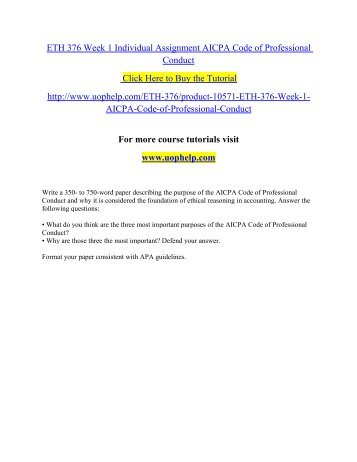 ETH 376 Week 1 Individual Assignment AICPA Code of Professional Conduct.pdf