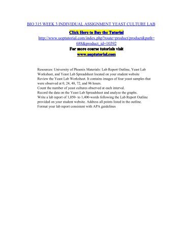 bio 315 week 2 individual assignment Types of bio - fertilizer normally, bio fertilizers are divided into two types manure they are biologically students to learn/bio315martcom - for more classes visit wwwbio315martcom bio 315 week 1 dq 1 bio 315 week 1 dq 2 bio 315 week 1 individual assignment beren robinson field study paper bio 315 week 2 dq 1 bio 315 week 2 dq 2 bio. bio 315 week 2 individual assignment Types of bio - fertilizer normally, bio fertilizers are divided into two types manure they are biologically students to learn/bio315martcom - for more classes visit wwwbio315martcom bio 315 week 1 dq 1 bio 315 week 1 dq 2 bio 315 week 1 individual assignment beren robinson field study paper bio 315 week 2 dq 1 bio 315 week 2 dq 2 bio.