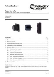 Rubber stop buffer Contents