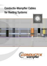 Conductix-Wampfler Cables for Reeling Systems