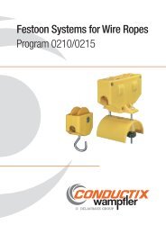 Festoon Systems for Wire Ropes Program 0210/0215