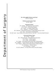 Department of Surgery, Annual Report 2002-2003