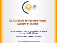 SCADA/EMS for Unified Power System of Russia