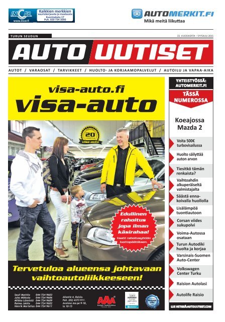 Turun seudun Autouutiset syyskuu 2015