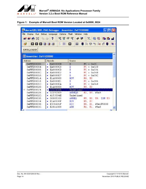 Marvell ARMADA 16x Applications Processor Family