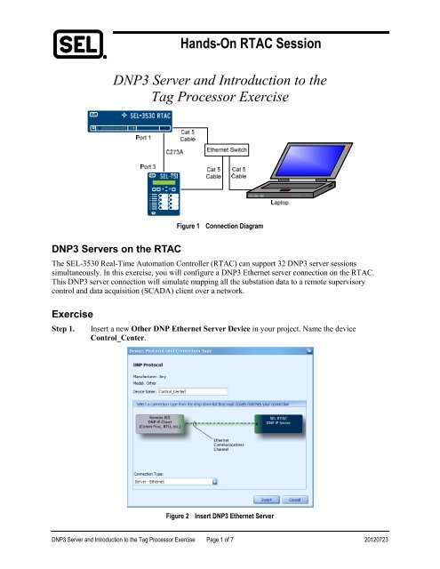 Hands-On RTAC Session DNP3 Server and Introduction to the Tag Processor Exercise