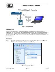 Hands-On RTAC Session IEC 61131 Logic Exercise - CacheFly