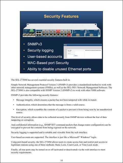 Ethernet switch designed specifically for the utility and industrial markets