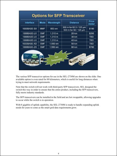 Ethernet switch designed specifically for the utility and industrial markets