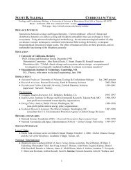 scott r. saleska curriculum vitae - The Department of Ecology and ...