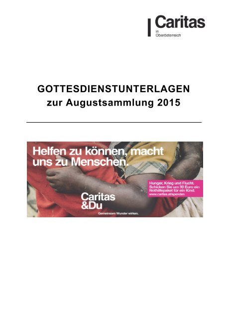 Gottesdienst-Unterlagen