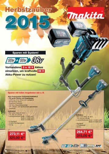 Makita Herbstzauber 15