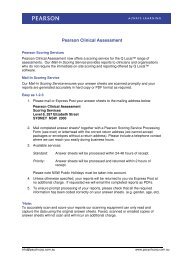 Pearson Clinical Assessment