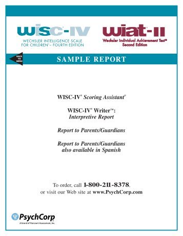 wais iv report template wisc iv with wiat ii writer interpretive sle report wais iv report template wisc iv with wiat ii writer interpretive sle report