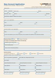 New Account Application